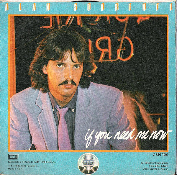 Alan Sorrenti - Non So Che Darei 24224 Vinyl Singles Goede Staat