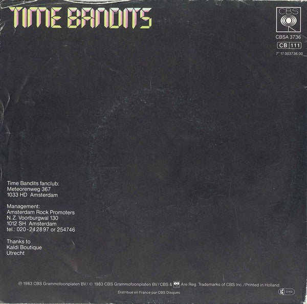 Time Bandits - I'm Only Shooting Love 16481 Vinyl Singles Goede Staat