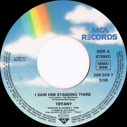 Tiffany - I Saw Him Standing There 12490 Vinyl Singles Goede Staat