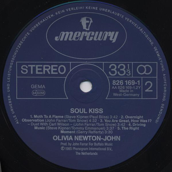 Olivia Newton-John - Soul Kiss (LP) 48326 Vinyl LP Goede Staat