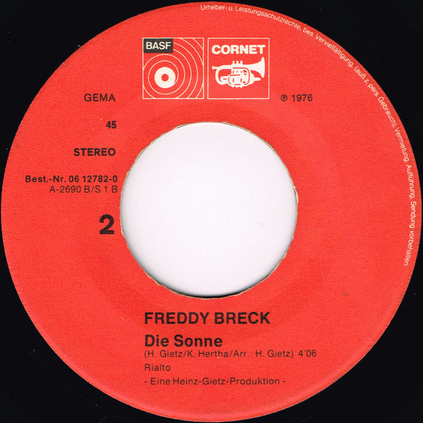 Freddy Breck - Das Ist Die Wahre Liebe 30951 (B) Vinyl Singles B-Keus (B)