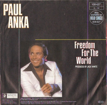 Paul Anka - Freedom For The World 12631 Vinyl Singles B-Keus (B)