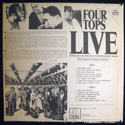 Four Tops - Four Tops Live (LP) 49589 Vinyl LP Goede Staat