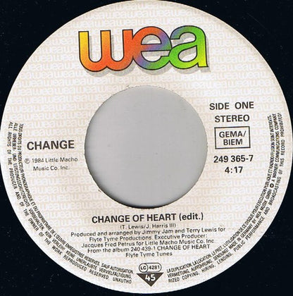 Change - Change Of Heart 14740 Vinyl Singles Goede Staat