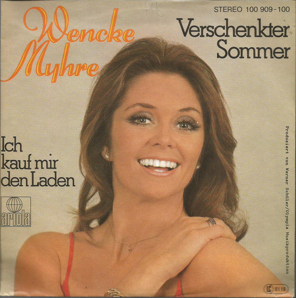 Wencke Myhre - Verschenkter Sommer 31883 Vinyl Singles Goede Staat