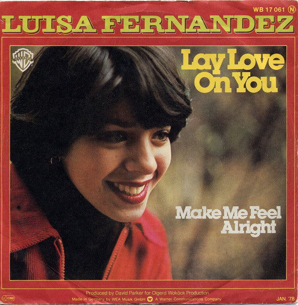 Luisa Fernandez - Lay Love On You 24481 Vinyl Singles Goede Staat