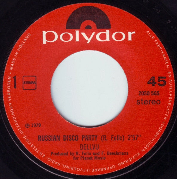 Bellvu - Russian Disco Party 30504 Vinyl Singles Goede Staat