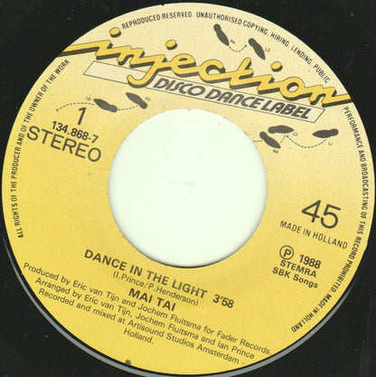 Mai Tai - Dance In The Light 12518 Vinyl Singles Goede Staat