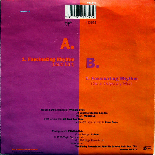 Bassomatic - Fascinating Rhythm 19996 Vinyl Singles Goede Staat