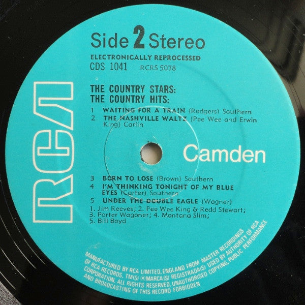 Various - The Country Stars, The Country Hits (LP) 41349 Vinyl LP Goede Staat