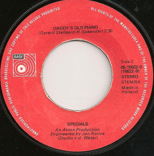 Specials - Regreza Maria 03932 08012 Vinyl Singles Goede Staat