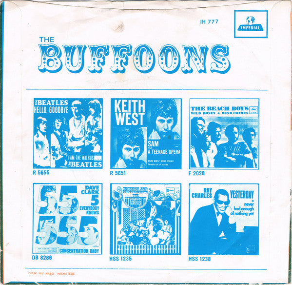 Buffoons - It's The End 16291 (B) Vinyl Singles B-Keus (B)