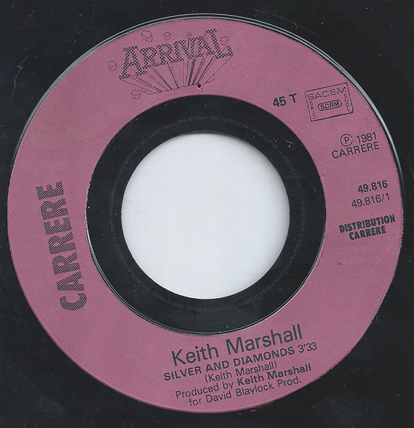 Keith Marshall - Silver And Diamonds 16212 Vinyl Singles Goede Staat