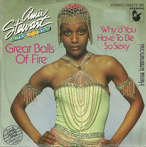 Amii Stewart - Great Balls Of Fire 24647 Vinyl Singles Goede Staat