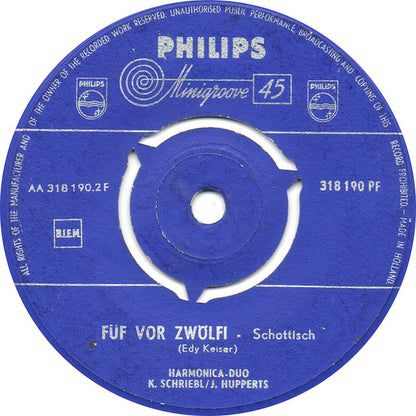 Harmonica Duo K. Schriebl / J. Hupperts - Unter Der Linde 24609 Vinyl Singles Goede Staat