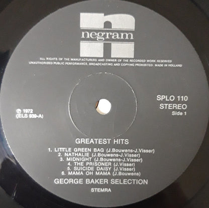 George Baker Selection - Greatest Hits (LP) 48910 Vinyl LP Goede Staat