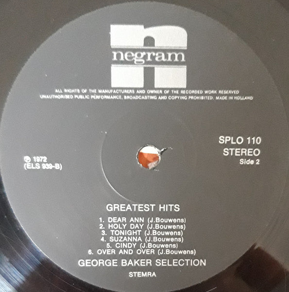 George Baker Selection - Greatest Hits (LP) 48910 Vinyl LP Goede Staat