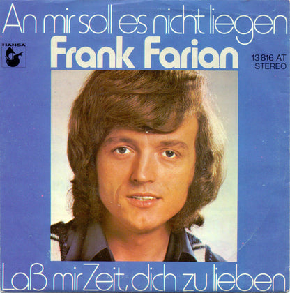 Frank Farian - An Mir Soll Es Nicht Liegen 09571 Vinyl Singles Goede Staat