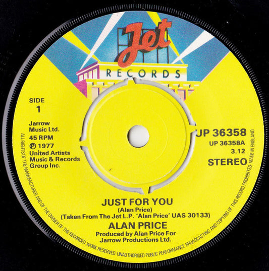 Alan Price - Just For You 27083 Vinyl Singles Goede Staat