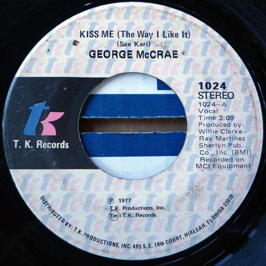 George McCrae - Kiss Me 27090 Vinyl Singles Goede Staat