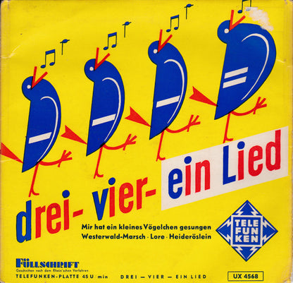 Musikkorps Der Schutzpolizei Berlin - Drei...Vier...Ein Lied (EP) 32263 Vinyl Singles Goede Staat