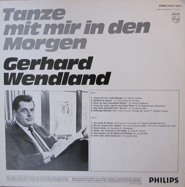 Gerhard Wendland - Tanze Mit Mir In Den Morgen (LP) 40649 Vinyl LP Goede Staat