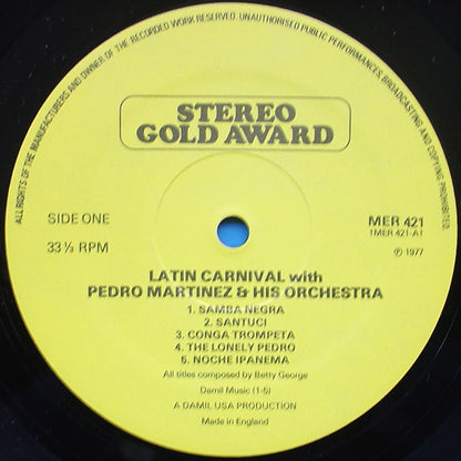 Pedro Martinez, His Orchestra And Chorus - Latin Carnival (LP) 49543 Vinyl LP Goede Staat