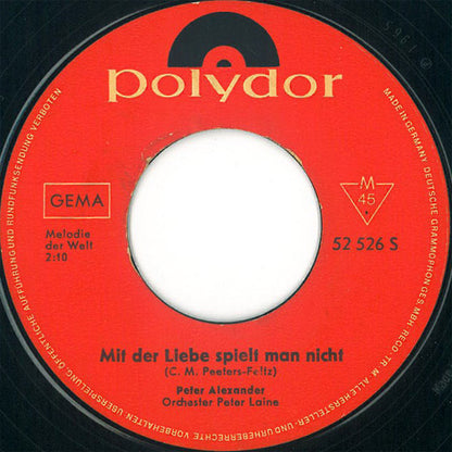 Peter Alexander - Fräulein Wunderbar 11597 30682 Vinyl Singles Goede Staat