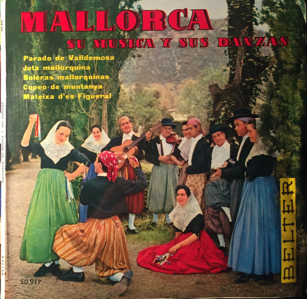 El Parado - Mallorca, Su Musica Y Sus Danzas (EP) 19872 Vinyl Singles EP Goede Staat