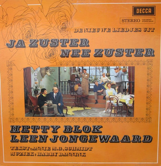 Cast of Ja Zuster Nee Zuster - De Nieuwe Liedjes Uit Ja Zuster Nee Zuster (LP) 44651 Vinyl LP Goede Staat