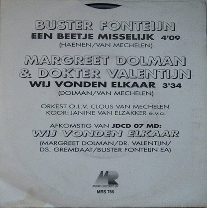 Buster Fonteyn - Een Beetje Misselijk 35110 Vinyl Singles Goede Staat