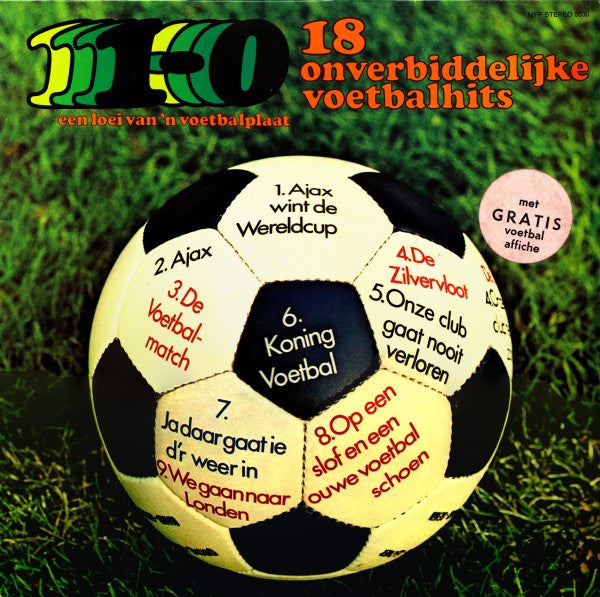 Dick Doorn - 1-0, 18 Onverbiddelijke Voetbalhits (LP) 49175 Vinyl LP Goede Staat