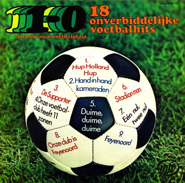 Dick Doorn - 1-0, 18 Onverbiddelijke Voetbalhits (LP) 49175 Vinyl LP Goede Staat