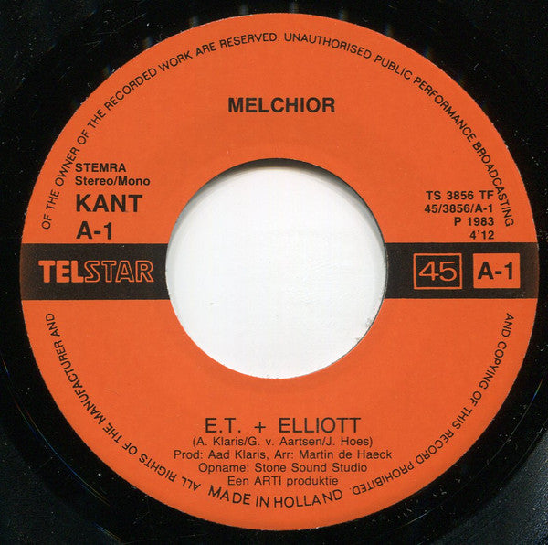 Melchior - ET Elliott 10310 Vinyl Singles Goede Staat