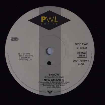 New Atlantic - I Know (Love Decade Remix) 12499 Vinyl Singles Goede Staat