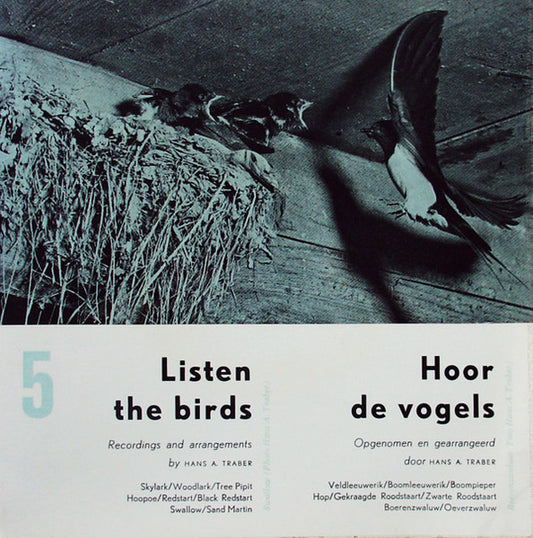 Hans A. Traber - Listen The Birds 5 - Hoor De Vogels 5 32056 Vinyl Singles Goede Staat