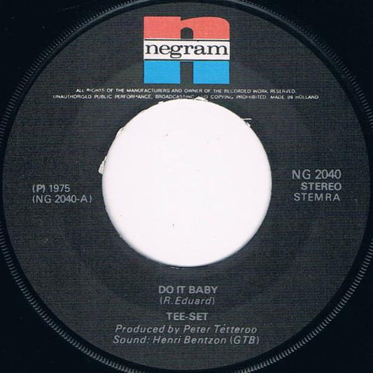 Tee-Set - Do It Baby 22808 Vinyl Singles Hoes: Generic