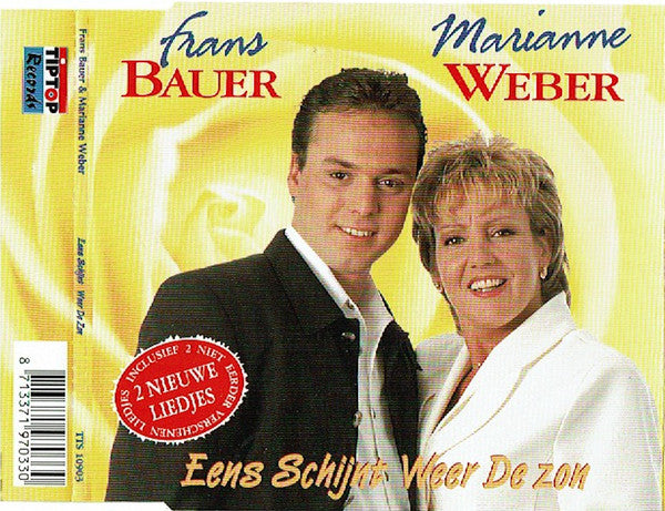 Frans Bauer & Marianne Weber - Eens Schijnt Weer De Zon (CD, Single) Compact Disc Goede Staat