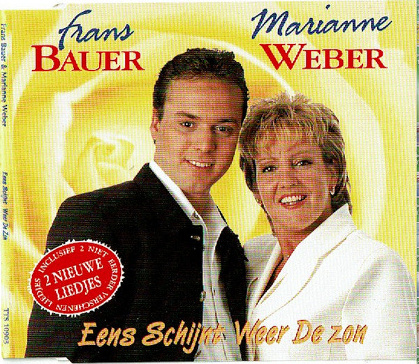 Frans Bauer & Marianne Weber - Eens Schijnt Weer De Zon (CD, Single) Compact Disc Goede Staat