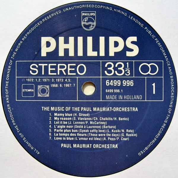 Paul Mauriat Orchestra - The Music Of The Paul Mauriat Orchestra (LP) 43985 Vinyl LP Dubbel Goede Staat