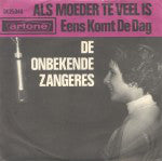 Onbekende Zangeres - Als Moeder Te Veel Is 01236 Vinyl Singles Goede Staat