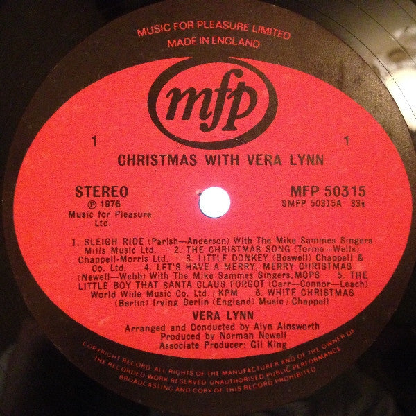 Vera Lynn - Christmas With Vera Lynn (LP) 49441 Vinyl LP Goede Staat