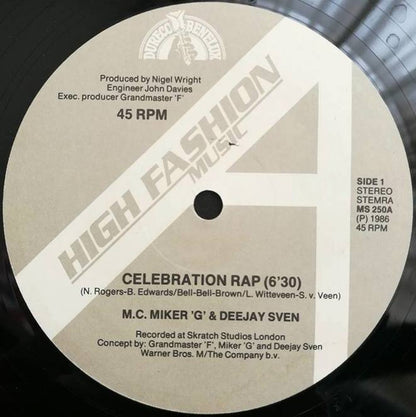 MC Miker G. & DJ Sven - Celebration Rap (Maxi-Single)  42254 Maxi-Singles Goede Staat