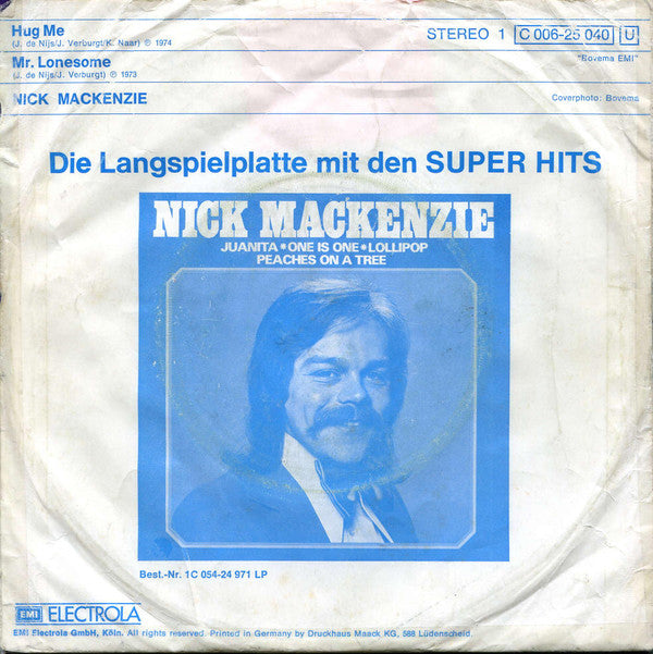 Nick MacKenzie - Hug Me 25407 Vinyl Singles Goede Staat