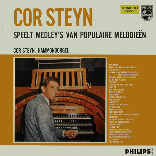 Cor Steyn - Speelt Medley's Van Populaire Melodieën (LP) 49684 Vinyl LP Goede Staat