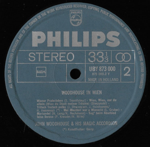 John Woodhouse - Woodhouse In Wien (LP) 42396 Vinyl LP Goede Staat