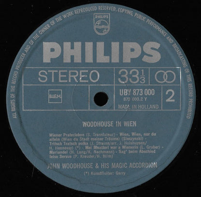 John Woodhouse - Woodhouse In Wien (LP) 42396 Vinyl LP Goede Staat