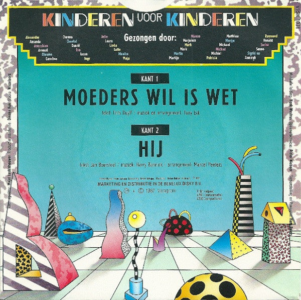 Kinderen voor Kinderen - Moeders Wil Is Wet 35145 Vinyl Singles Goede Staat