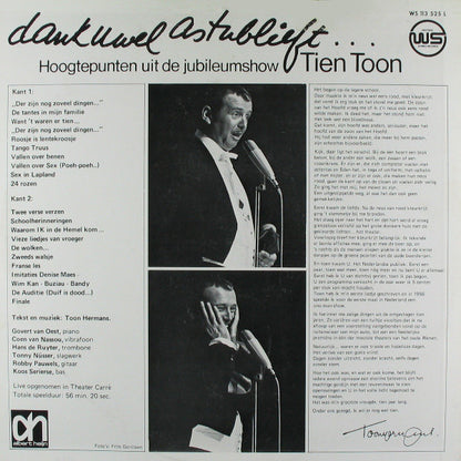 Toon Hermans - Dank U Wel Alstublieft - Hoogtepunten Uit De Jubileumshow Tien Toon (LP) 49745 Vinyl LP Goede Staat