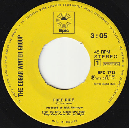 Edgar Winter Group – Free Ride 30832 Vinyl Singles Goede Staat